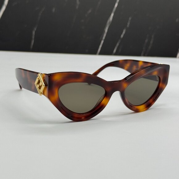 NEW FENDI FE40146I 53N HAVANA SUNGLASSES WOMEN FENDI - Picture 4 of 12